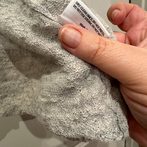 Eileen Fisher Alpaca-blend Cardigan - 3X Repaired - Picture 3 of 6